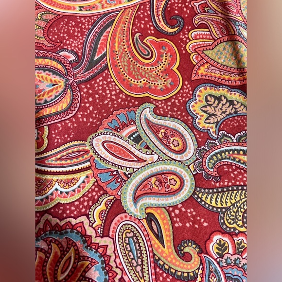 Pottery Barn Ana Paisley Table Runner and Four Napkins, GUC. Ana Paisley - Picture 5 of 8